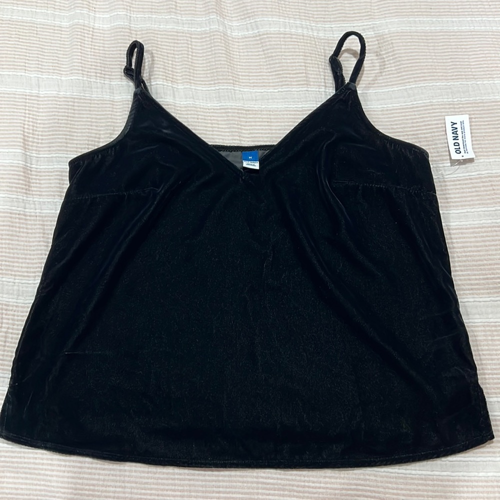 black velvet cami